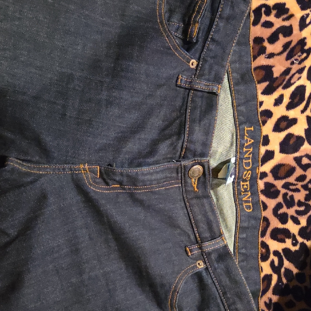 Lands' End Indigo Denim Pants